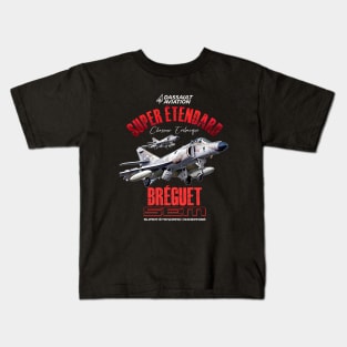 Dassault-Bréguet Super Étendard French Fighter Jet Kids T-Shirt